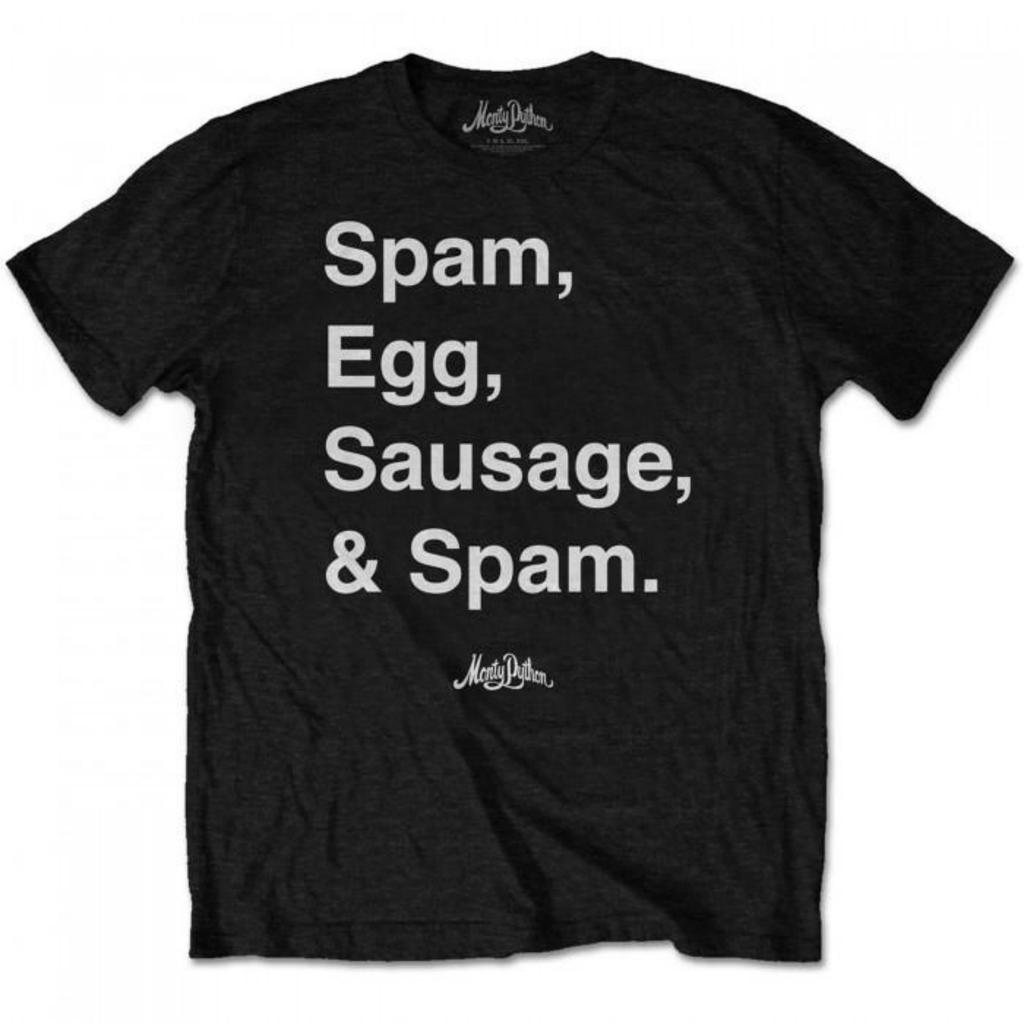 Monty Python Unisex Erwachsenen Spam T-Shirt