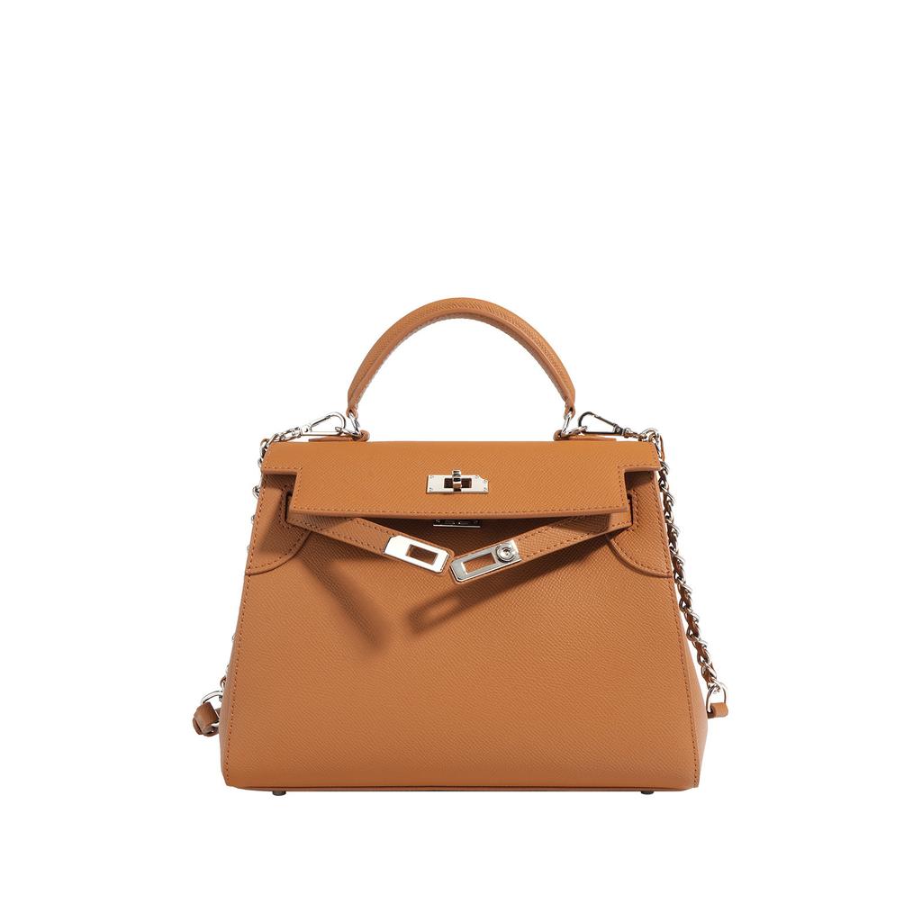 Mobile Phone Bag Cowhide Bag Large Capacity Messenger Bag Leather Handbag New Commuter Bag