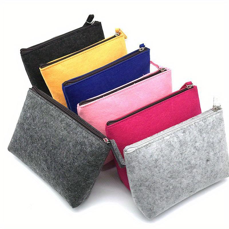 Portable Felt Digital Storage Bag, USB Data Cable Organizer Box, Electronic Accessories, Power Bank Hard Disk Bag, Travel