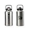 SANTECO 1900ml Vacuum Insulated Water Large Keeps Drinks Hot or Includes Compatible with Direct Drinking Sports Stylish Stainless Steel ERIE 3D Print