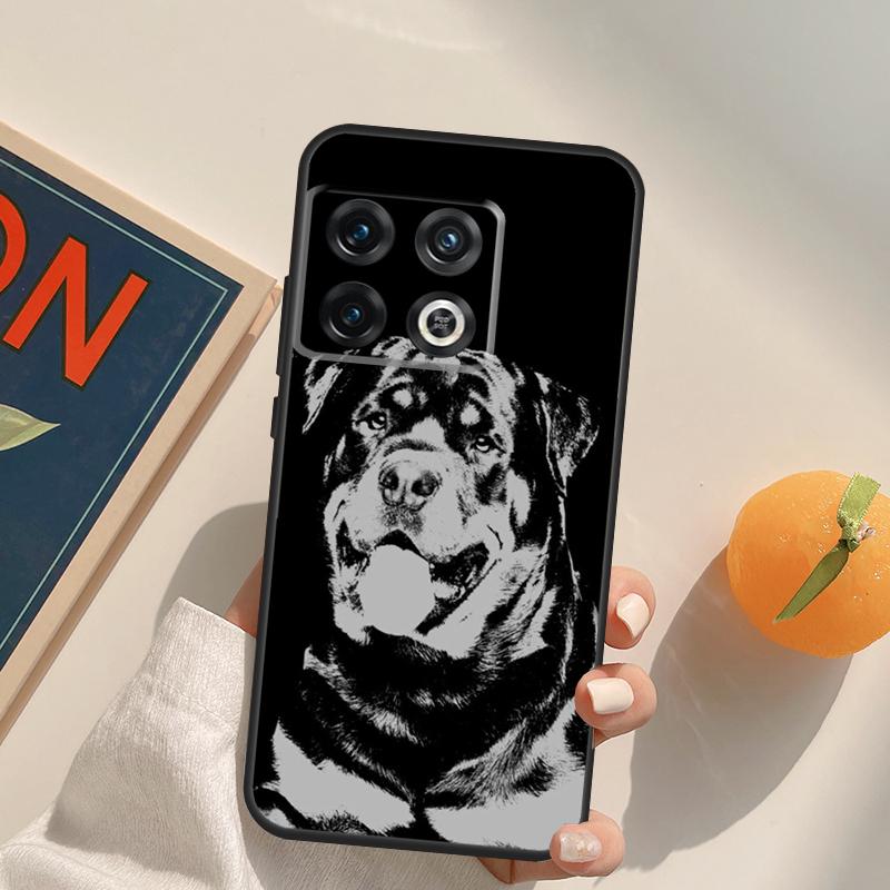 Süße Rottweiler Hund Hülle Für OnePlus 13R 12R 10R 13T 10T 11 12 13 15 OnePlus Nord 5 CE 2 3 4 Lite N20 N30 Cover