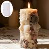 Goddess Embossed Cylindrical Silicone Molds Holiday Candle Silicone Mould For Resin Casting Making Candle Soap Chocolate