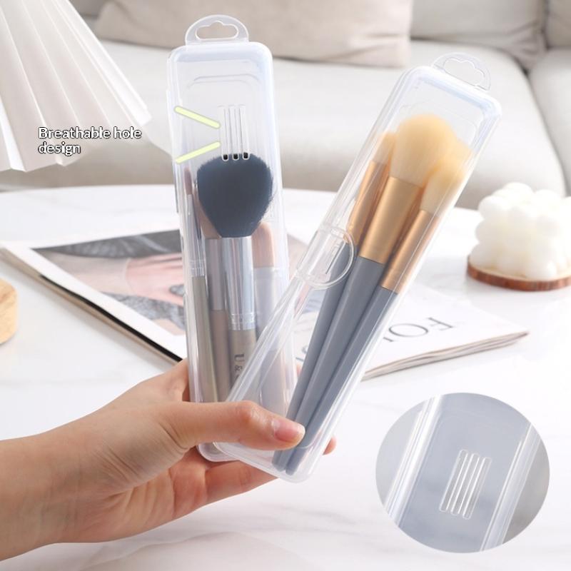 Toothbrush Box Transparent Organizer Case Travel Portable Toothbrush Holder Plastic Toothpaste Box Storage Container