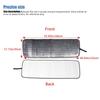 Car Front Windshield Sunshade Window Shade Foldable Sun Visor Cover Fit For Jeep Wrangler JL For JT Gladiator 2018 Up Car Interior Accessories,1 Pc