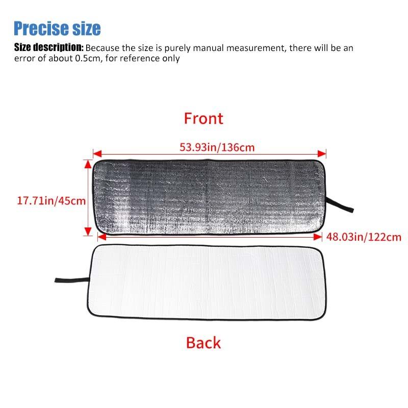 Car Front Windshield Sunshade Window Shade Foldable Sun Visor Cover Fit For Jeep Wrangler JL For JT Gladiator 2018 Up Car Interior Accessories,1 Pc