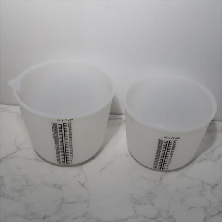 Multipurpose Clear Scales Silicone Measuring Cup Accurate Ingredient Portioning Tool Efficient Kitchen Cooking Supplies