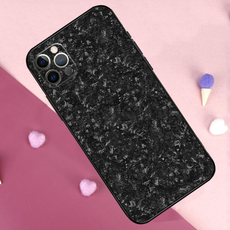 Forged Carbon Phone Case For iPhone 17 Pro Max 17 Air 11 14 15 16 Pro Max Plus 12 13 Mini 16e Back Cover