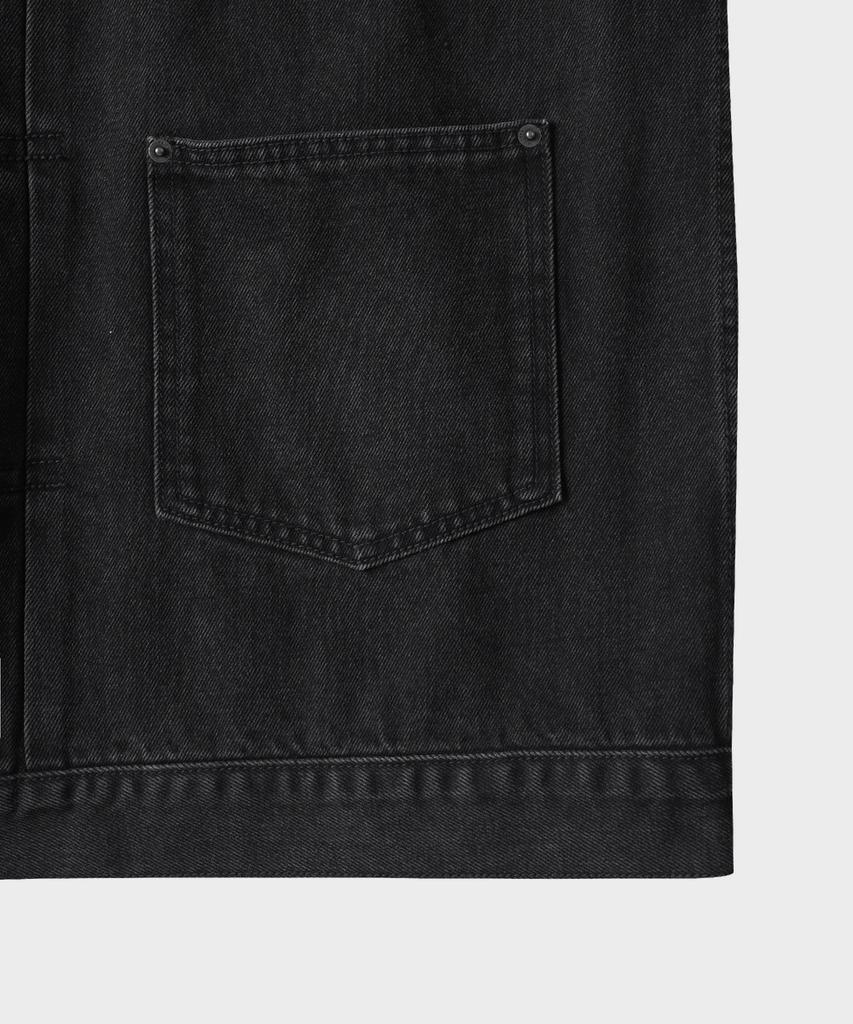 TAILDERN Mitchum Denim Trucker Jacket Black
