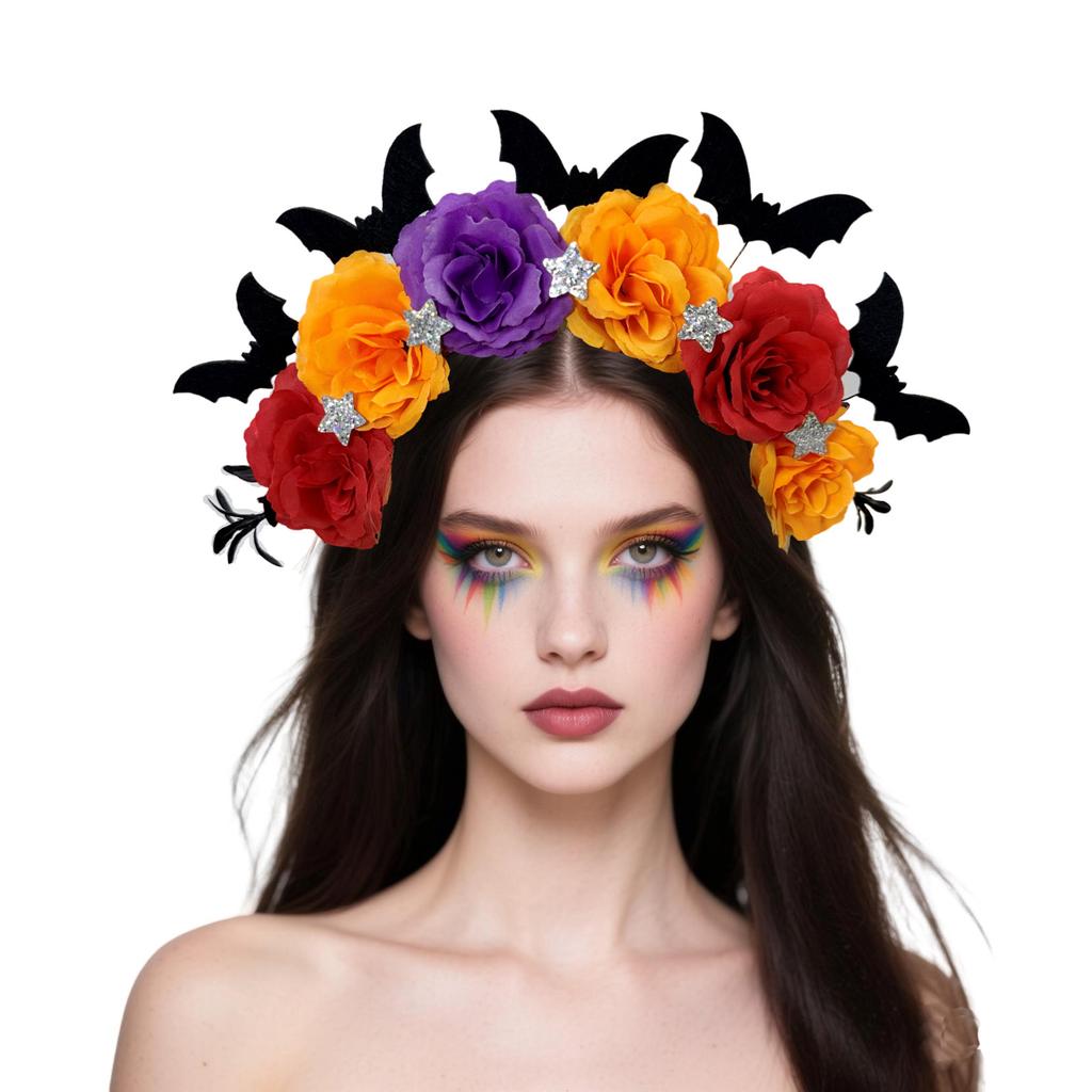 Scary Party Headband Skull Headband Bat Headband For Cosplay Event Festival Celebration Halloween Party