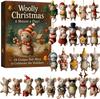 Mouse Ornament Set Lightweight 2026 Advent Calendar Felt Ornament Calendar Premium Felt Mouse Christmas Calendar For Christmas
