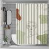 Elegant Line Art Face Shower Curtain, Modern Minimalist Abstract Design, Machine Washable, All-Season Bath Decor