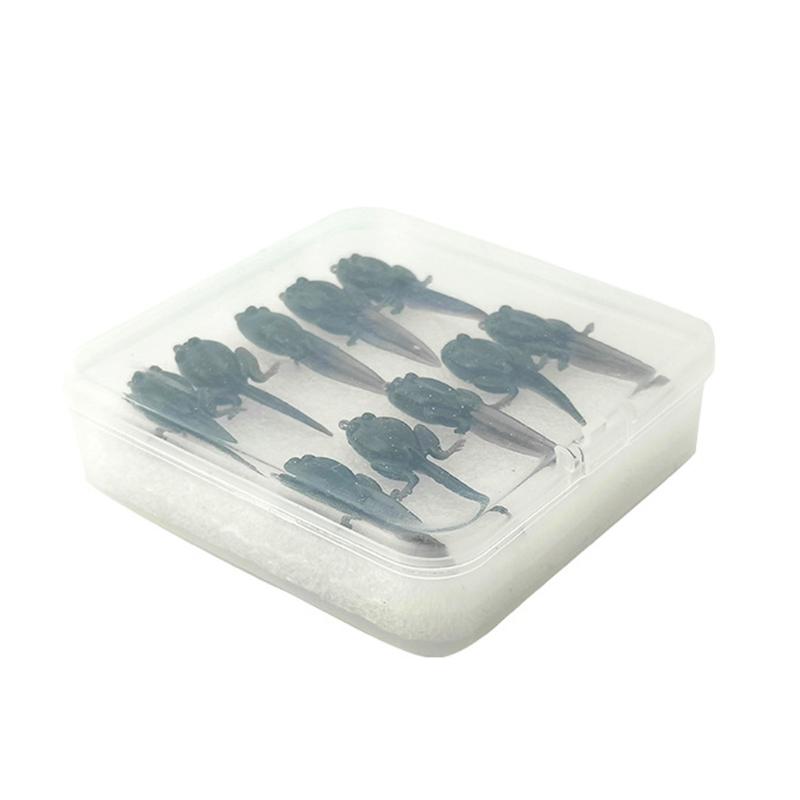 20pcs Soft Fishing Lures Simulation Baits Realistic Artificial Baits with Barbed Hook Tiny Baits Fishing Tackle