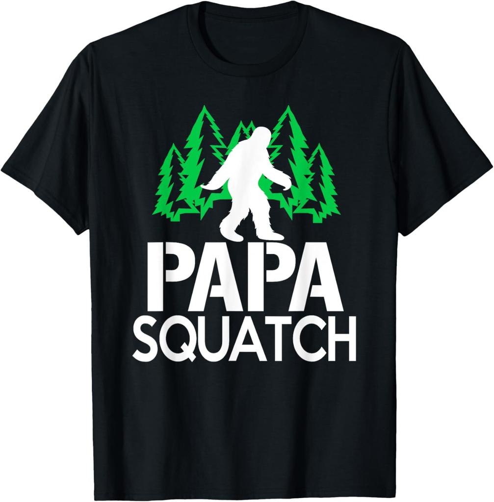 New Limited Papa Squatch Gifts for Dad Bigfoot Sasquatch T-Shirt Mens Womens Tees Top Tops TeeA