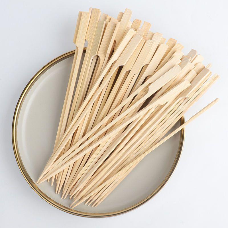 Kanto-Style Oden Disposable Skewers with Handles for BBQ, Malatang, and Hot Pot