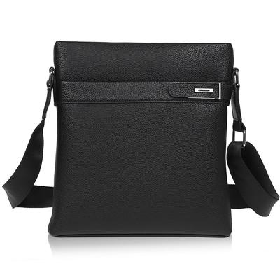 SAKIBI Small Shoulder PU Messenger Casual Men's Bag, Leather, Vertical, Crossbody, Bag, Business,