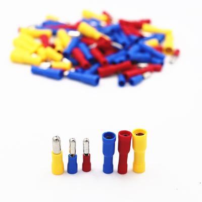 100pcs Connection Terminal Cold-pressed Terminal Block Terminals for Wire Cable Crimping Kit  Wire Connector Bullet Shape