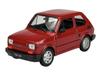 WELLY FIAT 126p CIEMNOCZERWONY 1:21 24066
