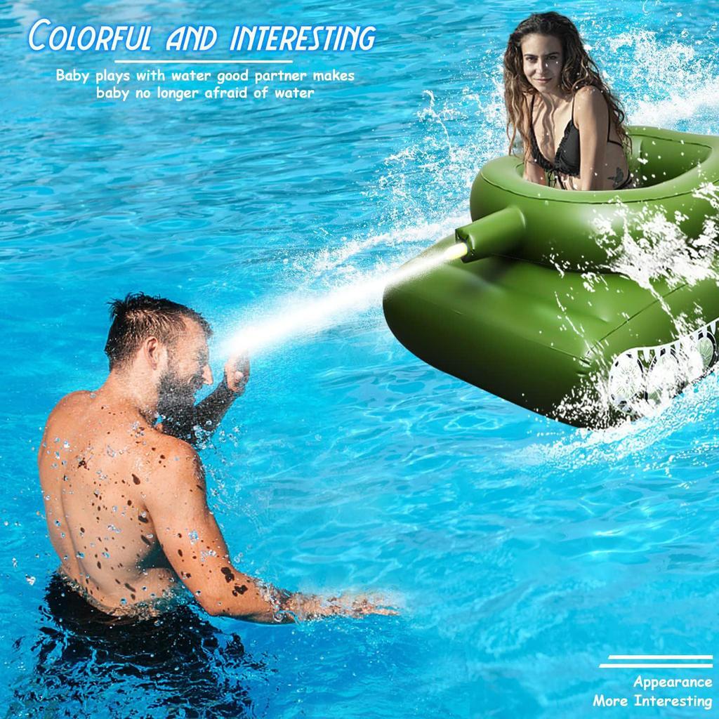 PVC Inflatable Spray Water Tank Ride-On Float
