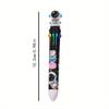 36pcs 0.7mm Cartoon Astronaut Ten-color Ballpoint Pen Boy Pressing Hand Tent Pen Multicolor Gift Pen Creative Stationery Back To School Season