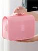 1pc Travel Toiletry Bag, Portable Cosmetic Wall Hanging Makeup Storage Bag For Shower Room Accessories