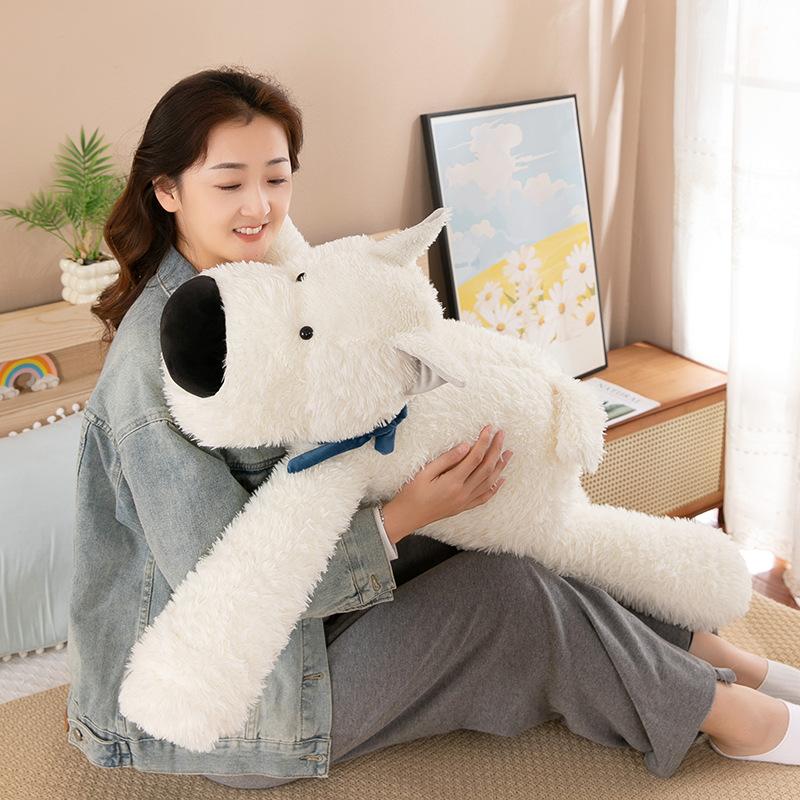 Internet Celebrity West Highland Plush Toy Doll Soft Girl Sleeping Doll Simulation Puppy Birthday Gift Female