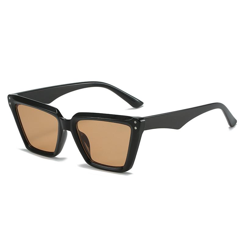 Cat Eye Sunglasses, Simple Street Glasses, Personalized Reflective Sunglasses