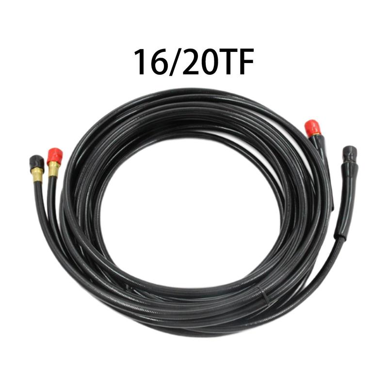 2 Pieces Hydraulic Hose HO5102 Professional Pre-assembled Stable Portable Marine Steering System Outboard Steering Hose Assembly