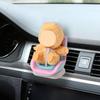 Doll Car Seat Vent Clip Miniature Car Seat (10-17cm) Realistic Air Vent Doll Toy with Clip Cute Car Interior Decoration Blue