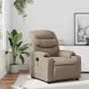 VidaXL Reclining Massage Armchair, Chair with Footrest, Seat with Backrest and Armrests Living Room, Modern, 374146
