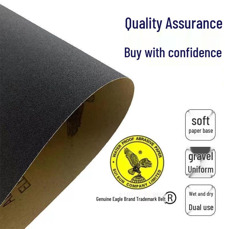 Square Sandpaper Sheets 115x140MM for Furniture, Woodworking, and Antiques