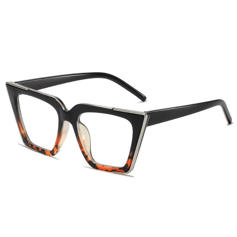 Cat Eye Glasses Stylish Luxury Optical Eyewear Blue Light Blocking Glasses Trendy Designer Square Glasses For Travel Stage