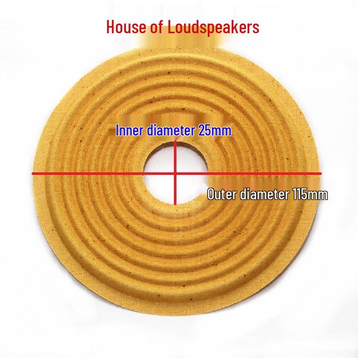 Bass Speaker Damper Diaphragm Pad, 113mm Outer Dia, 25-50mm Inner Dia, 4mm Height