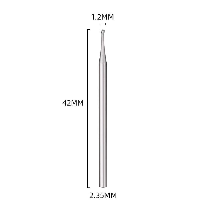 Electric Tungsten Steel Ball Carving Knife Milling Cutter for Woodworking and Dental Machines