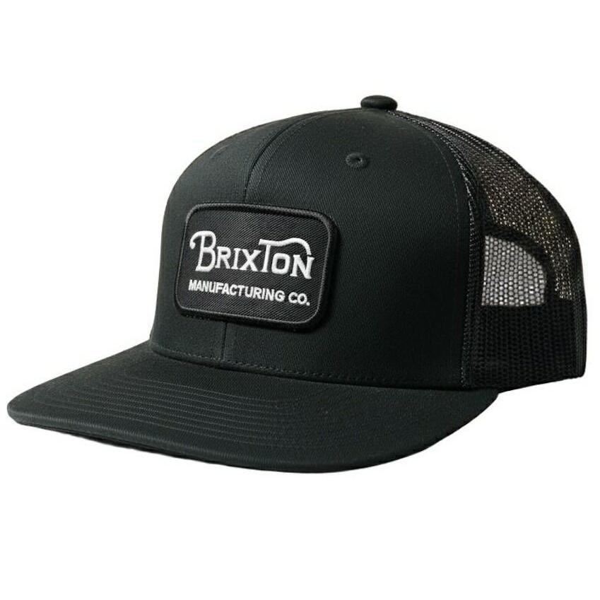 Used Brixton Grade Mesh Hat Cap Black/Black Cap Free Shipping