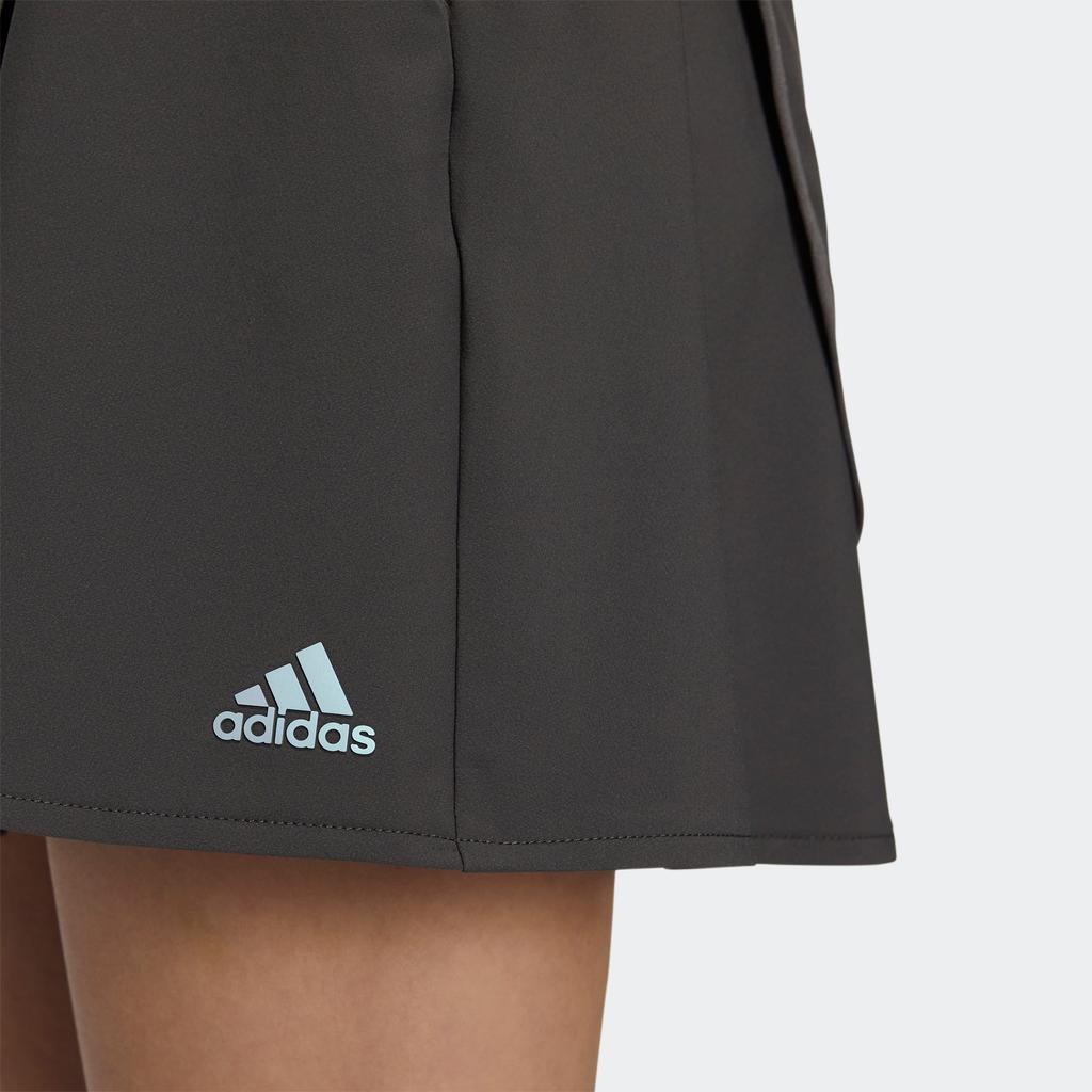 Adidas Super Stretch Skirt Solid Color Logo Print Comfortable Casual Flared Skirt Women skirts Black HG1735