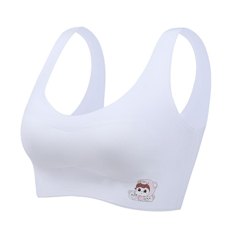 Traceless Girls Underwear Youth Development Girls Junior High School Students Older Children Girls Bra Student Vest