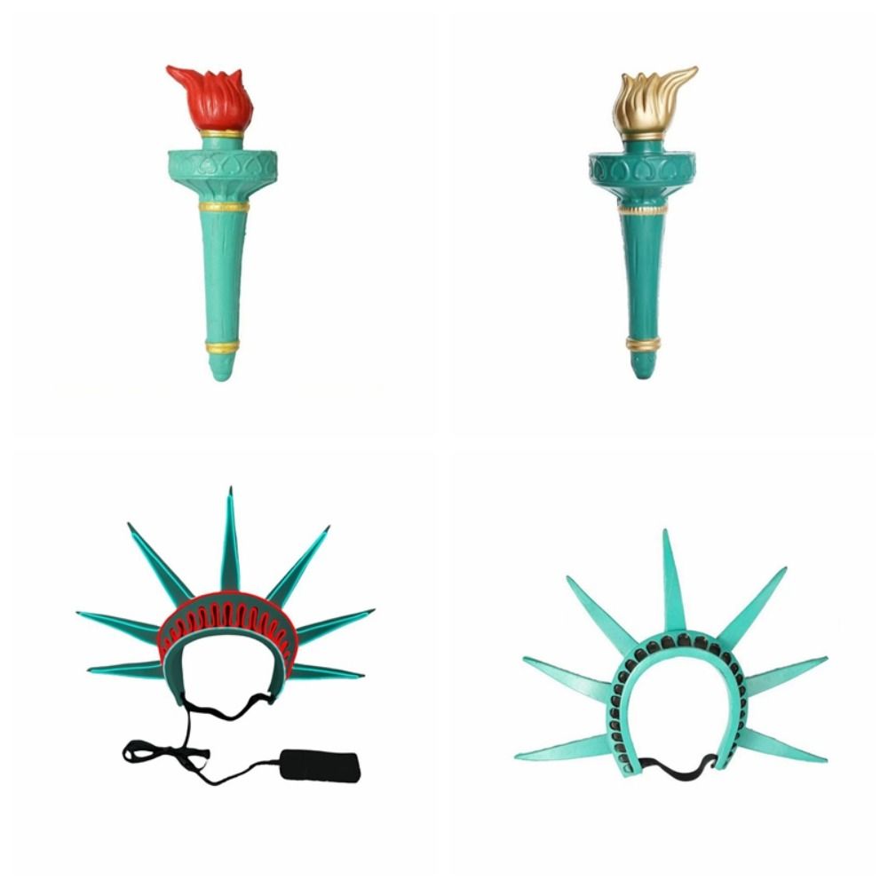 Statue de la Liberté Lumineuse Accessoires de Cosplay Torche Événements Cosplay Accessoires Accessoires de Cosplay