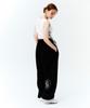 D.XO.H Circle Stack Logo Long Wide Pants [Black]