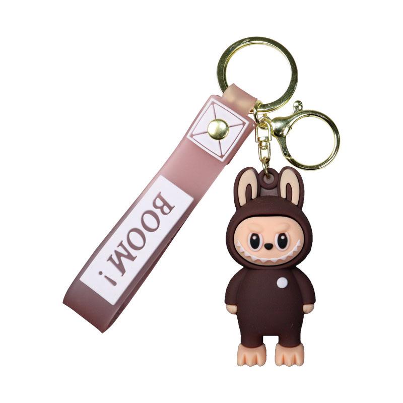 

Мультяшная соломенная шляпа Лабубу брелок-подвеска сюрприз-бокс: Крутая серия кукол в подарок