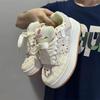 2025 New Student Leisure Niche Men and Women Couple Board Shoes Trendy Korean Version Ins Street Shooting Retro Color Matching Board Shoes Women