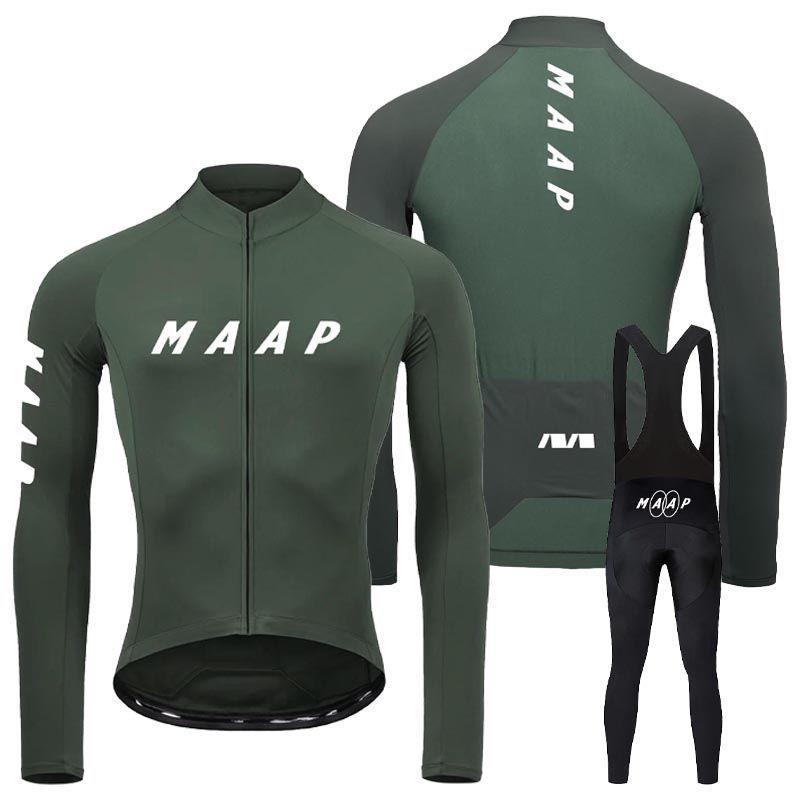 Tuta da Ciclismo da Uomo a Manica Lunga Primavera e Autunno Bici da Strada, Tuta da Ciclismo Sottile Traspirante
