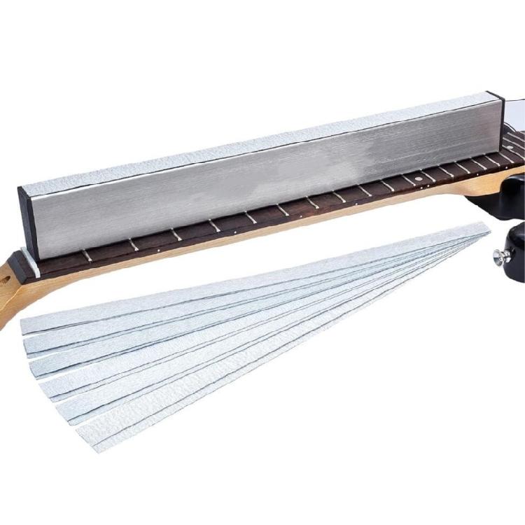 6Pcs Guitar Sandpaper Set Guitar Fret Polishing Paper Guitar Fret Maintenance Sanding Tool Guitar Fret File Sand Paper