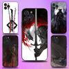 Spiel B-Bloodborne Handyhülle Für iPhone 17,16,15,14,13,12,11 Plus,Pro Max,XS,X,XR,SE,Mini,8,7,Weiche Silikon Schwarze Hülle
