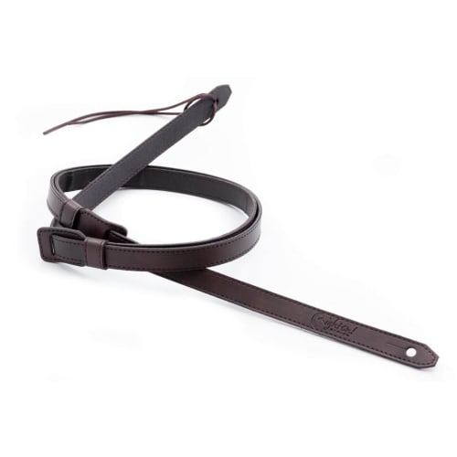 RightOn! STRAPS Ukulele/Mandolin Strap, 1.5cm Wide, 75-135cm Long, Classic Brown