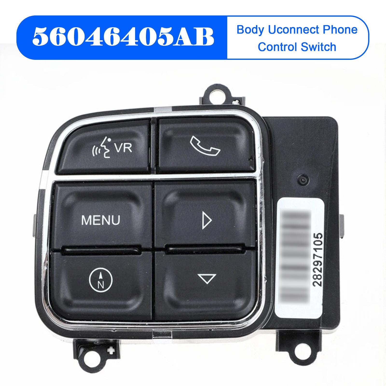

Body Uconnect Phone Control Switch 56046405AB for Jeep Wrangler JK 2012-2018