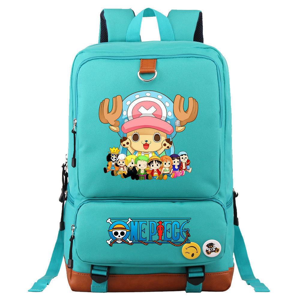 Anime/cartoon One Piece Luffy printed backpack
