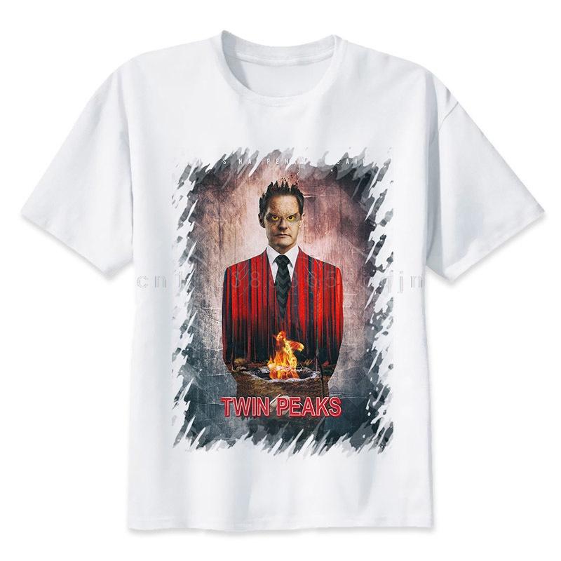 Twin Peaks Tshirt Men Tv Fashion Tshirts Men Tee Shirt Tops Short Sleeve T Shirt