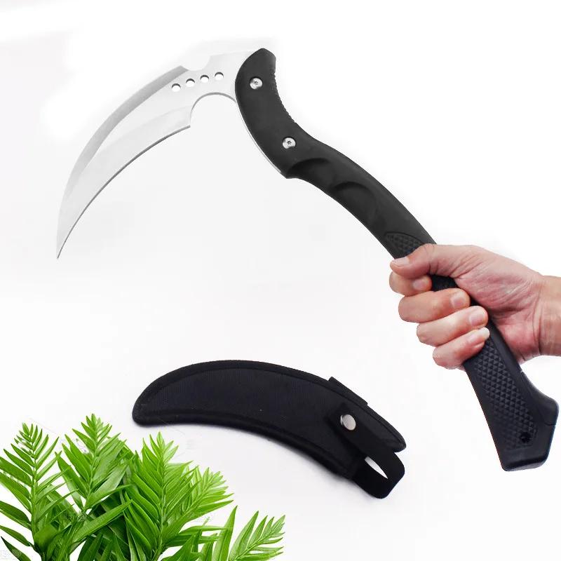 High-quality Multi-functional EDC Sickle Is A Convenient Manual Tool for Outdoor Camping and T actical Garden Weeding
