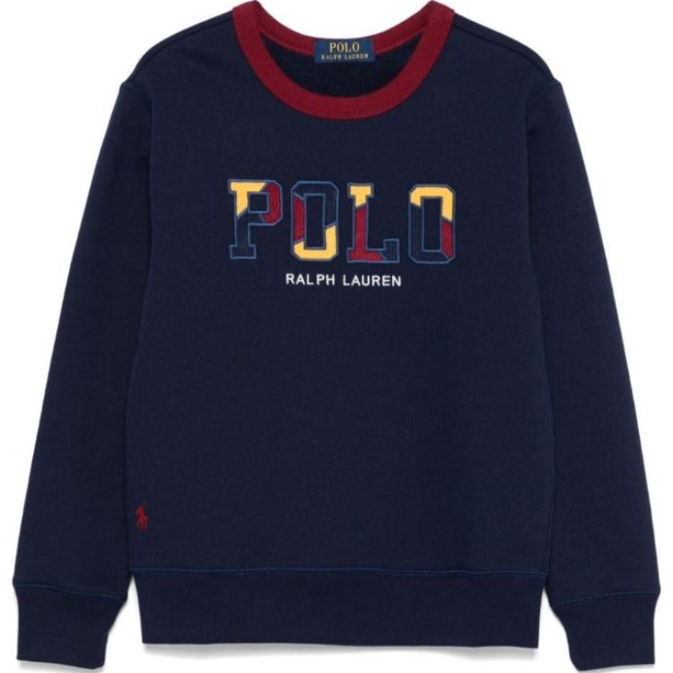 

Polo Ralph Lauren Детская футболка с логотипом, круглым вырезом, длинным рукавом Детские топы Темно-синий 323952470001 XL