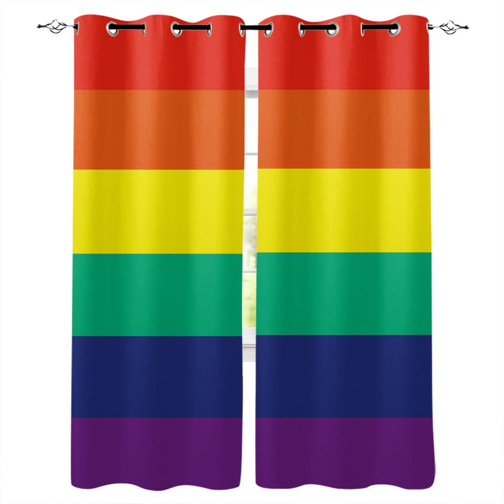 Enkla ränder Svartvita Fönstergardiner för Vardagsrum Sovrum Rummet Kök Hänggardindekoration Draperier